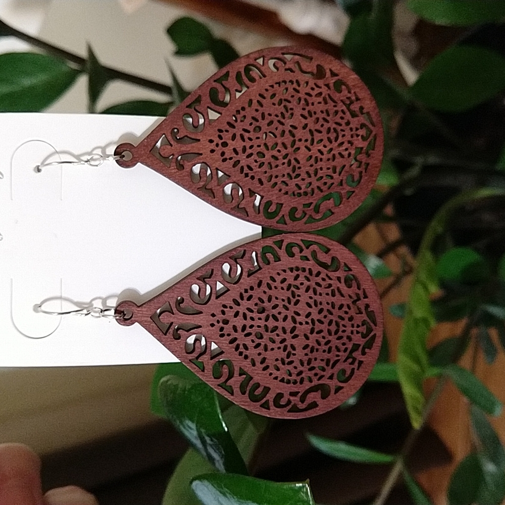 Wooden Boho Earrings